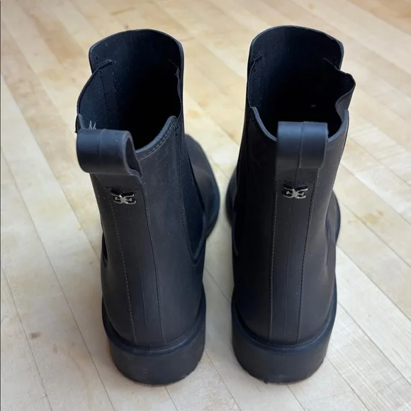 Sam Edelman Sue Rubber Rain Ankle Boot Women’s Waterproof Chelsea Black US 8M - Picture 5 of 8